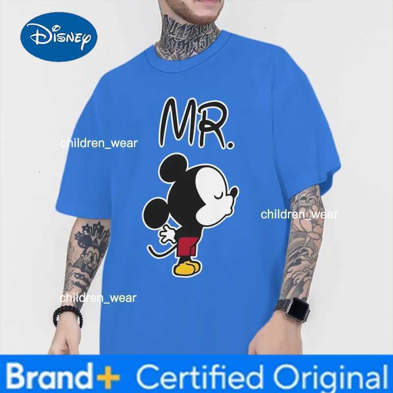 Disney MR Mickey Mouse MRS Minnie Mouse Graphic T Shirt Women Men Classic Character Couple Matching Streetwear 100 Cotoon Tees H260304