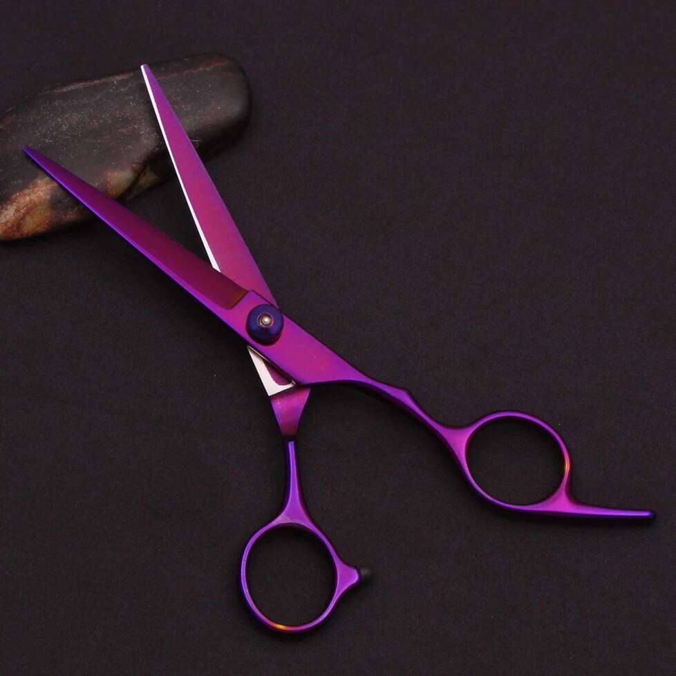 6.0'' Hair Scissors Professional Cutting Shears Thinning Hairdressing Haircut Comb Razors Sets Salon Barber & Home Dropshipping H260303