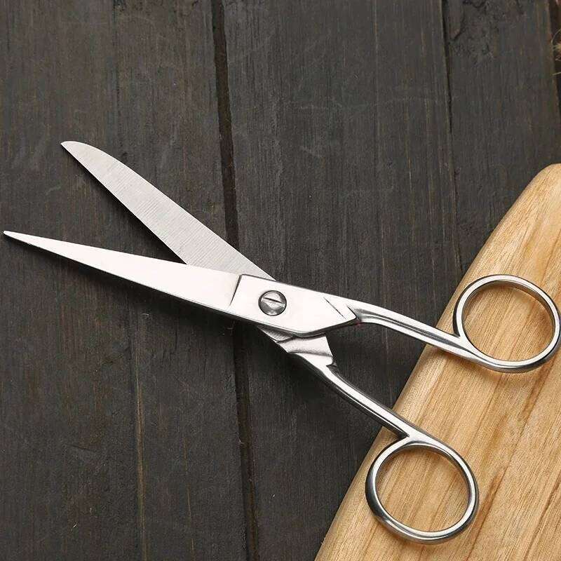 SHWAKK Durable Silver Embroidery Tailor Scissors Sewing Craft Thread Needlework Scissor Cutter DIY Fabric Dressmaker Shears H260303