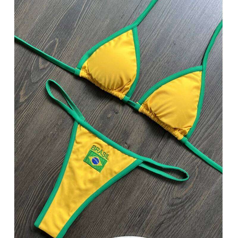 2025 Short Summer Underwear Beach Sexy Clothing Y2K Women's Set Brazilian Embroidery Y260303