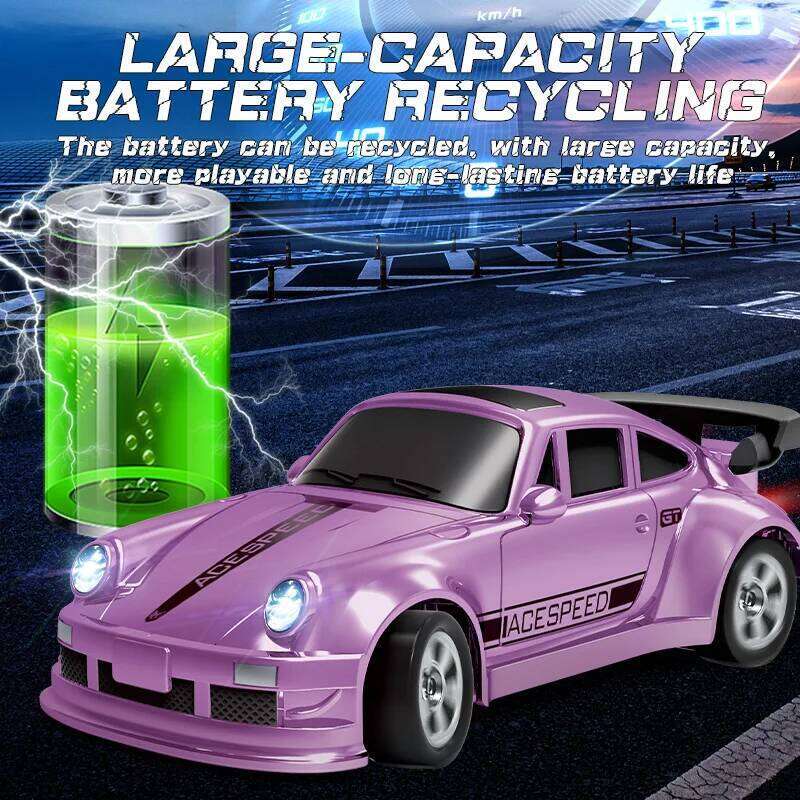 1/64 RC Four-Wheel Drive Remote Control Desktop Stunt Full Proportions Mini Racing Drift Car Toy Model Boy Gift Z260303