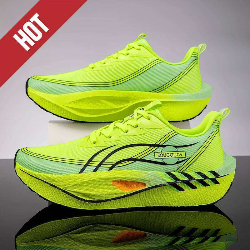 Running Shoes Carbon Board Marathon Men Sports Tenis Breathable Lightweight Women's Comfortable Athletic Nonskid Casual Sneakers 26Y0304