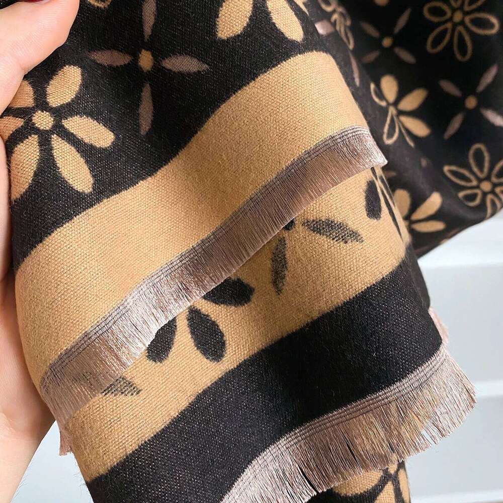 2025 New Women's Autumn and Winter Trend Imitation Cashmere Scarves Female Thermal Air Conditioner Shawl Long Scarf XJ260304
