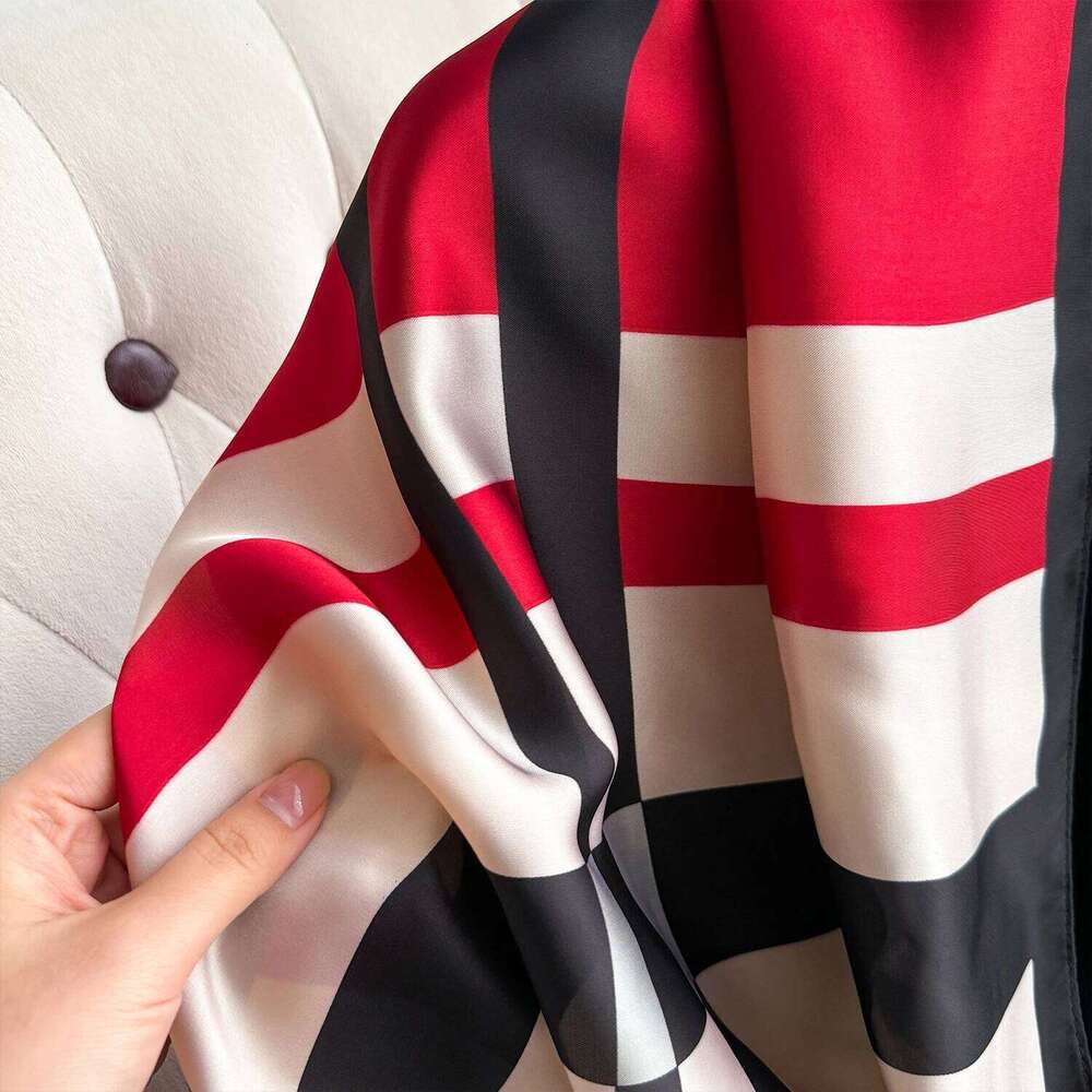 NEW Elegance Scarf Spring Summer Women Beach Sunscreen Fashion Party Shawl China Quality Silk Lady Popular Print Scarves Hijab XJ260304