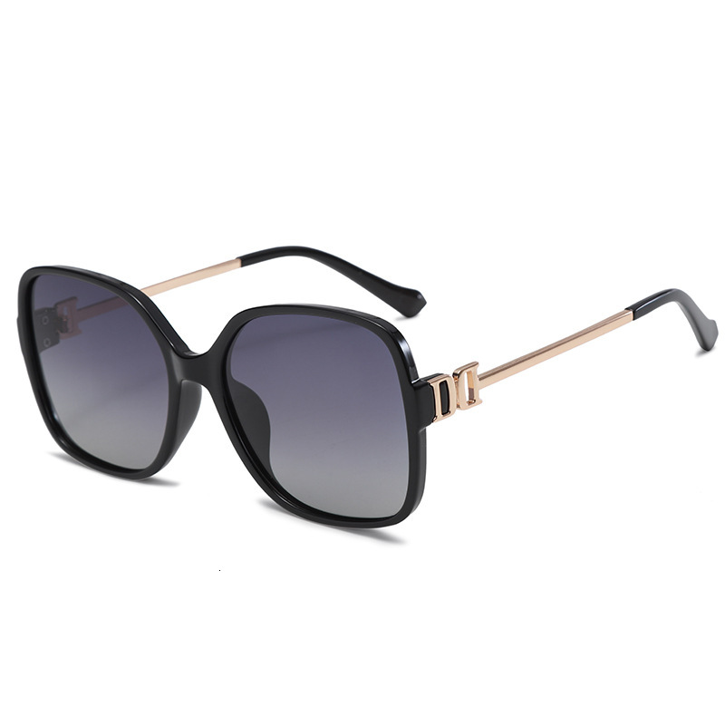 2026 New Trendy Square Frame Sunglasses, Internet Celebrity Sunglasses Women, High-End, Face-Slimming, Polarized for Driving, Men's Style
