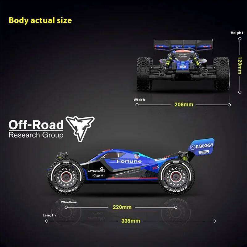 LEILALUO X12S remote control electric four-wheel drive 1/12 off-road vehicle 3S brushless high-speed model car. Z260303