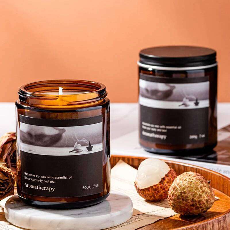 7oz Candles for Home, 45 Hours Burn Time Natural Soy Wax Scented Candles, Aromatherapy Jar Candle Christmas Gift W260304