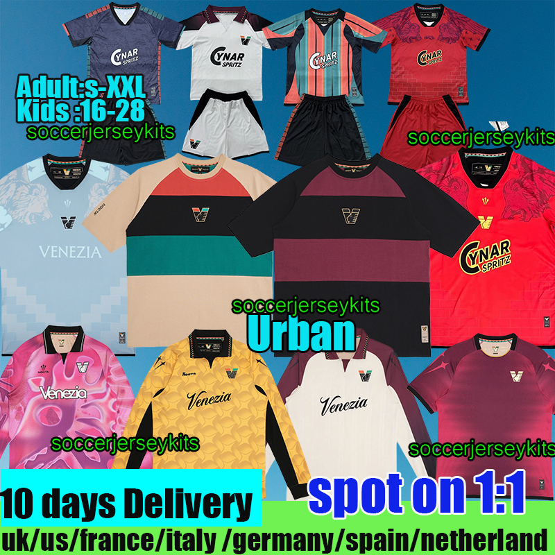 2025 Venezia fc soccer Jerseys FC 2025 2026 Black jersey football shirt Jersey de Venezia kit goalkeeper maglie calcio Venezia jersey special