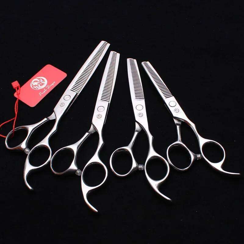 Professional Scissors 5.0-8.0 inch Hair Cutting Thinning Scissor Hairdressing Shears Barber Salon Tools For Hairdresser H260303