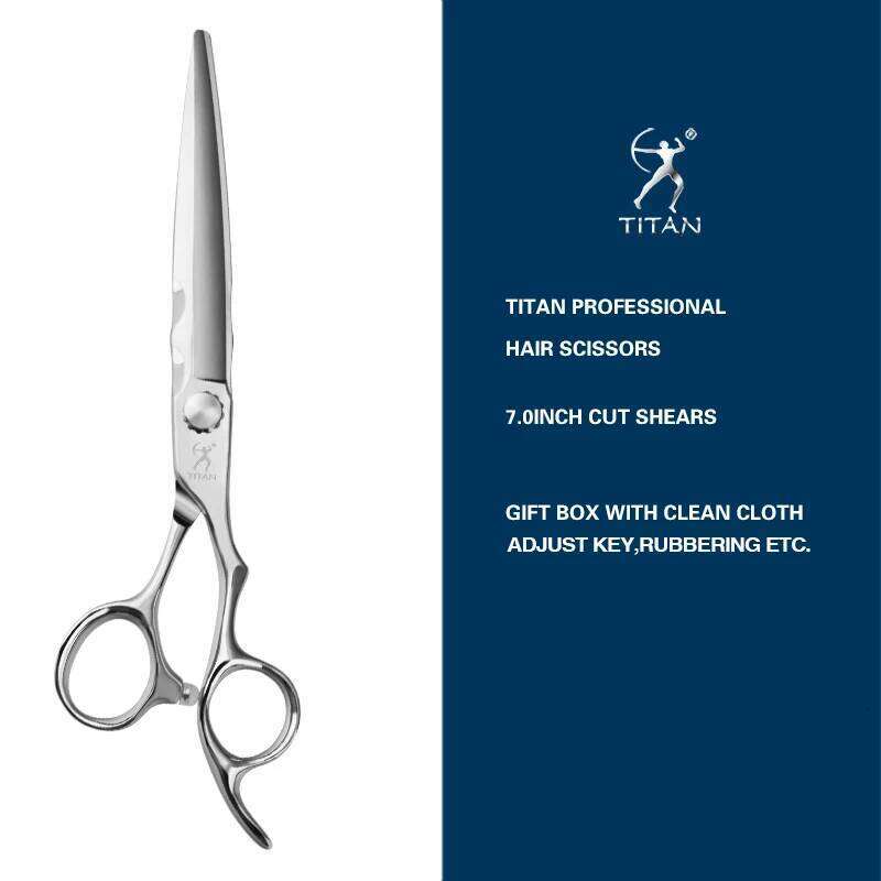TITAN Hair Cutting Hairdressing Professional Barber Scissors Salon Tool ATS314 Steel H260303