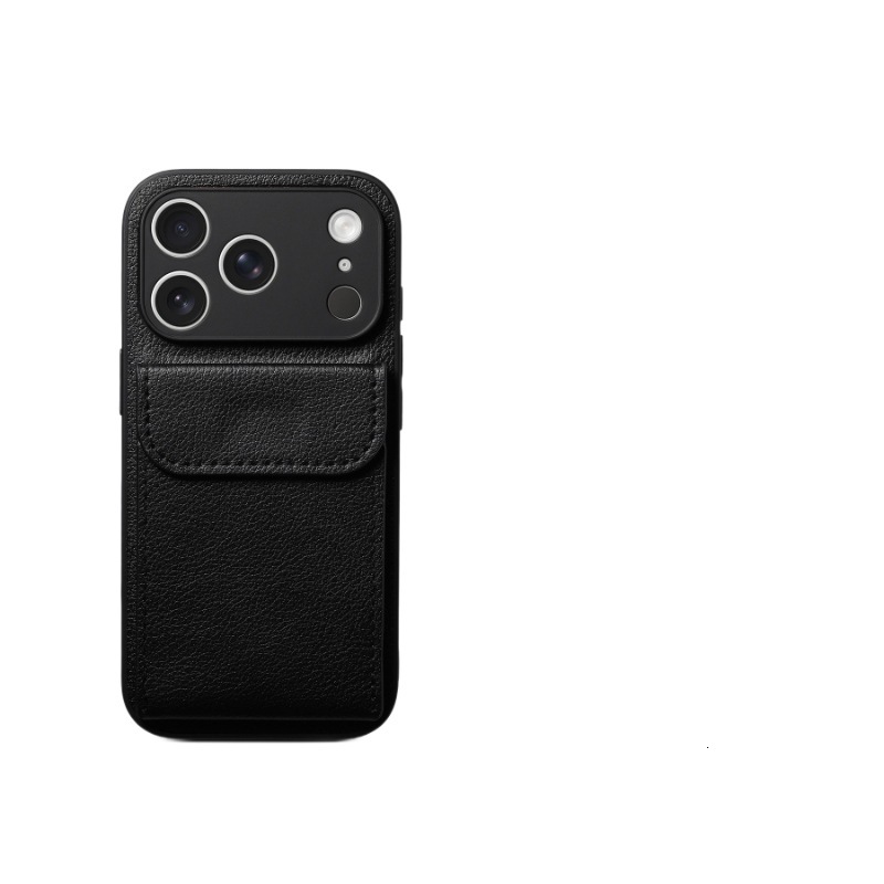 Magnetic Card Holder Compatible with Apple 17 Stand Phone iPhone 15P Simple 13 Export 16 Shockproof Protective Case