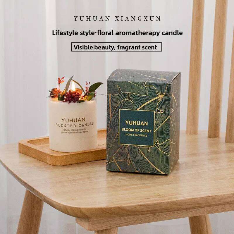 Forest Fragrance Candle Hotel Home Soy Wax Smokeless Birthday Comes with Box Aromatherapy Set Premium Gift W260304
