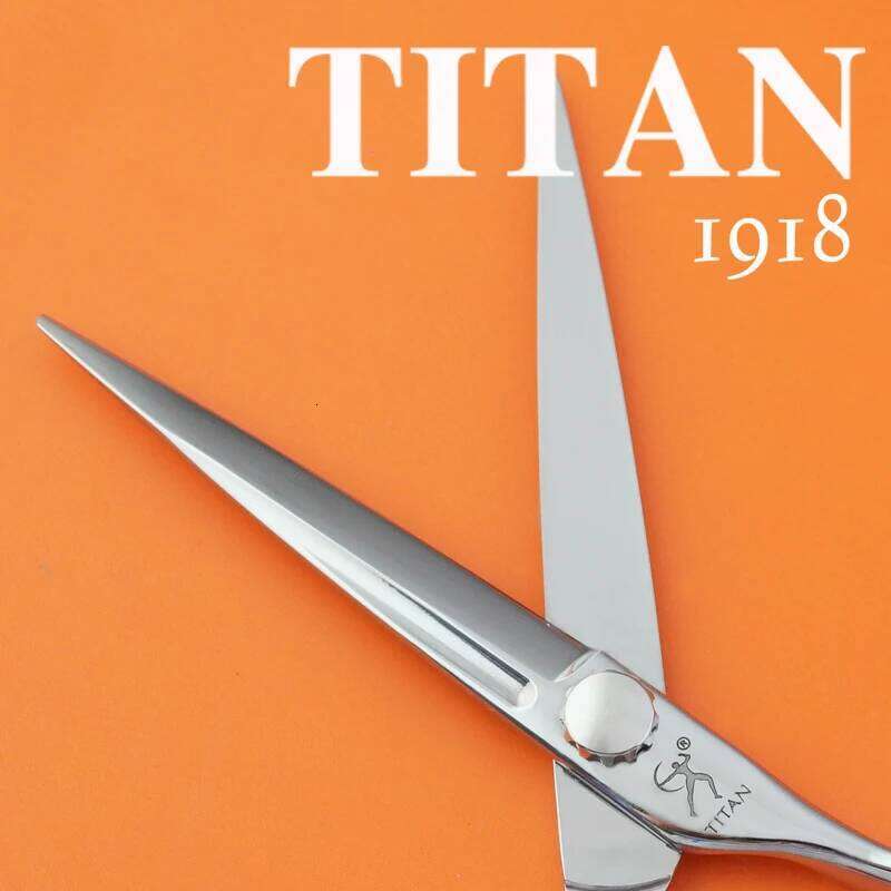 TITAN cut hair shears cutting hairdressing JAPAN ATS314 steel, hand made sharp scissors H260303