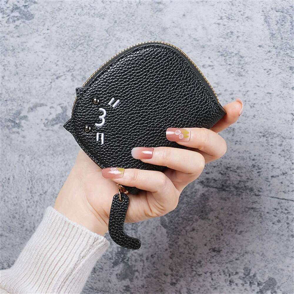 Cat Card Lady 2024 new compact online celebrity cute multi-card advanced cartoon coin purse with cute. C260304