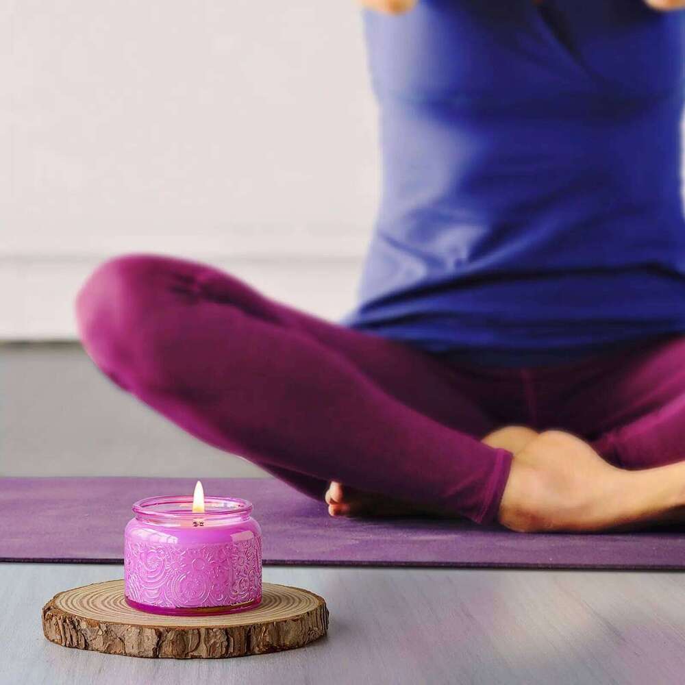 Indoor Aromatic Relief Small Cup Jar Candle Sculpture Design for Home Decor And Relaxation W260304