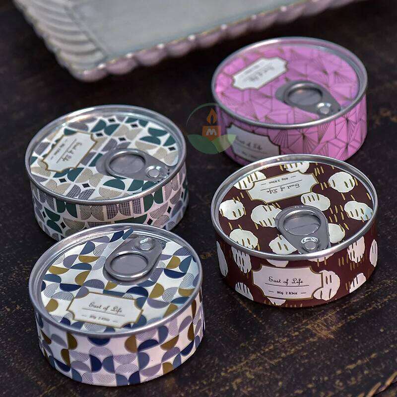 aromatherapy handmade soy wax creative Makou iron fragrance souvenir can candle W260304