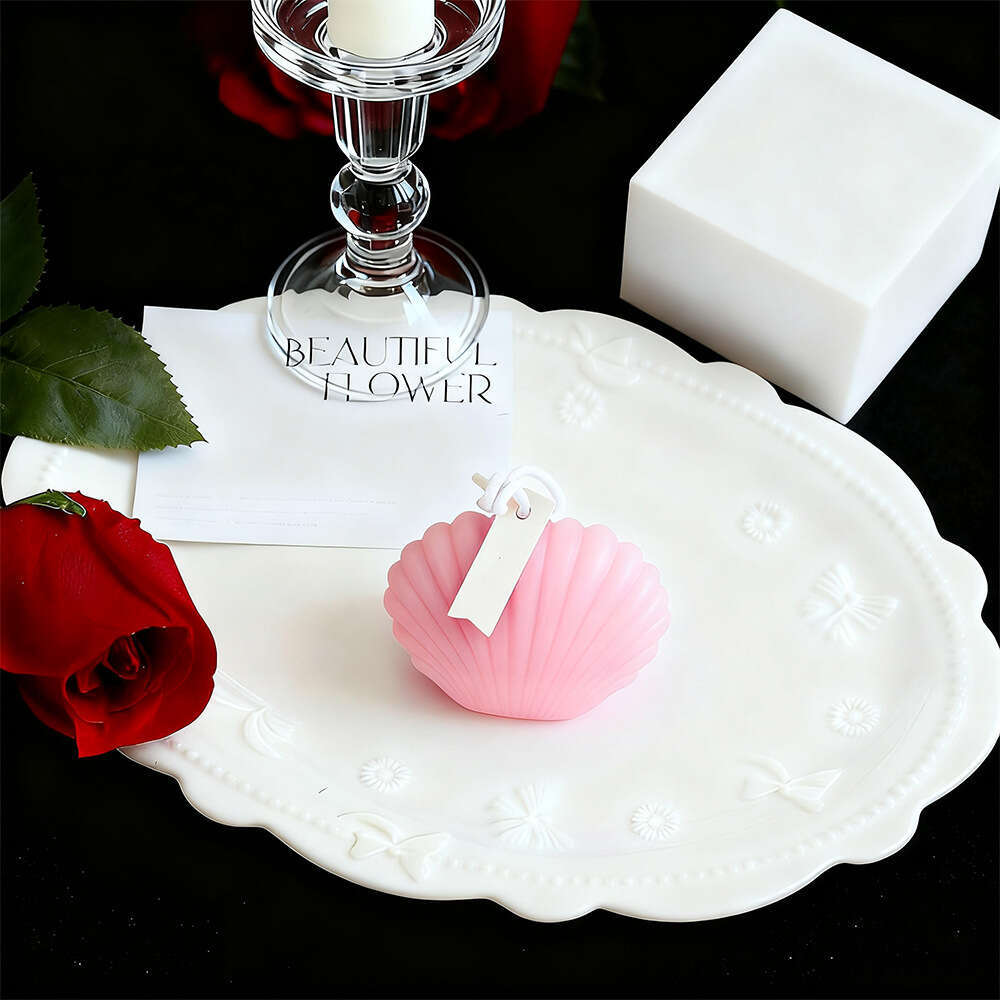 Little Shell Aromatherapy Candle Internet Celebrity Creative Design Fragrance Birthday Decoration Photography Prop Beautiful High Aesthetic W260304