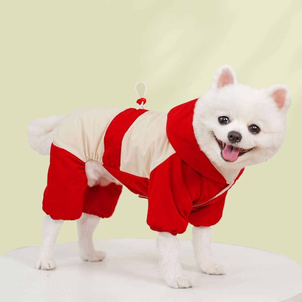 Famous brand Cross Border Autumn Winter Four Legged Pet Dog Cotton Clothes Medium and Large Dogs Cats Waterproof Supplies Wholesale Jackets pupakaIK