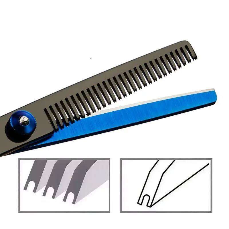 Gianxi Stainless Steel Clippers Professional Thinning Teeth Flat Broken Hair Clipper H260303
