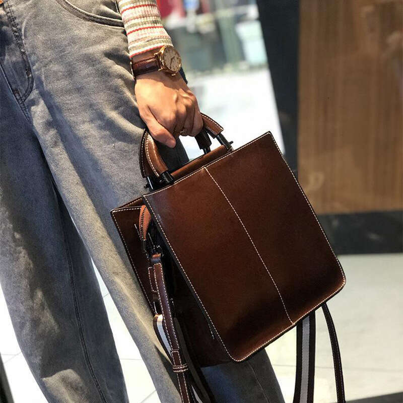 Luxury Shoulder Bags Totes Hobo Genuine Leather Women S New Commuter Handbag Retro Large Capacity Tote Ladies Bag SENYY