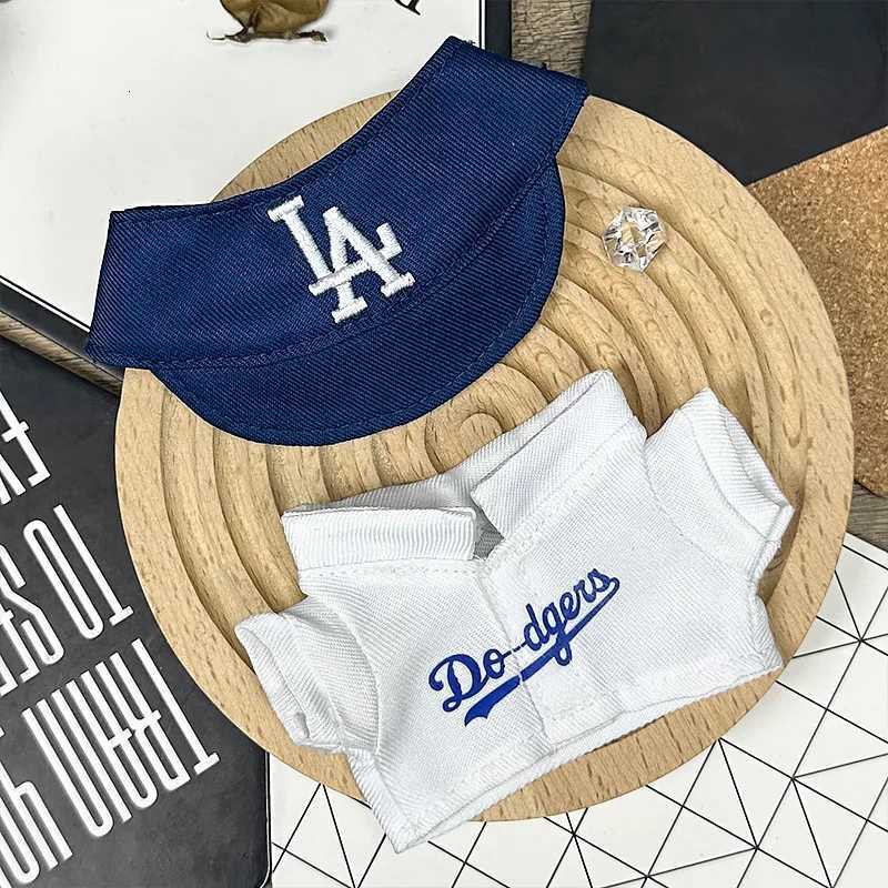Labubu 17cm Baseball Outfit - Dodgers Jersey & Hat Set for V1/V2/V3, Doll AccessoriesT260304