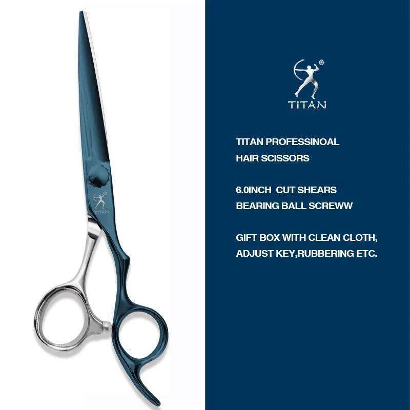 TITAN Barber professional hair hairdressing cutting scissors JAPAN ATS314 stainless steel H260303