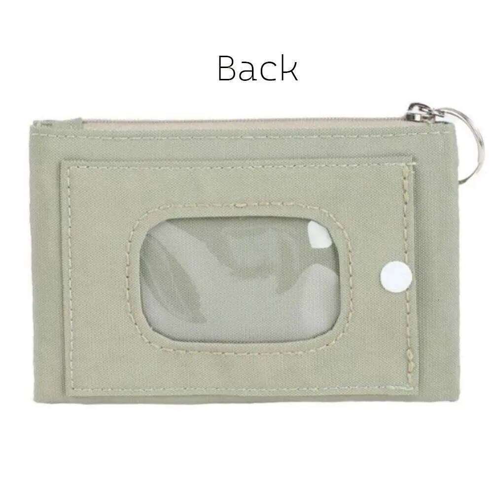 Portable Canvas Coin Purse Wear-resistant with Key Ring Credit Card Holoder Waterproof Wallet Money Bag Male Female C260304