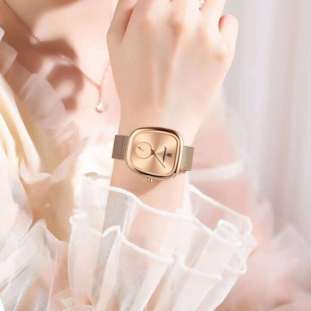 POEDAGAR Top Elegant Fashion Woman Wristwatch Waterproof Stainless Steel Ladies Watch Luxury Women's Quartz Watches Female Reloj XJ260303