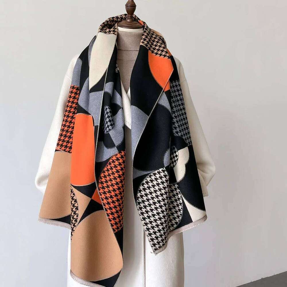 Korean Men Women Winter Scarves Double Sided Cashmere Warm Scarf Fashion New Shawl Student Travel Wraps Bufanda Echarpe Blanket XJ260304