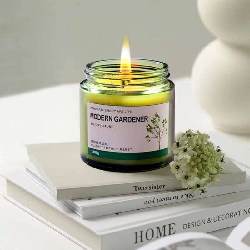 Tea Aroma Gift For Home Bedroom Long Lasting Fragrance Expansion Plant Aromatherapy Candle DIY Souvenir Air Purification W260304