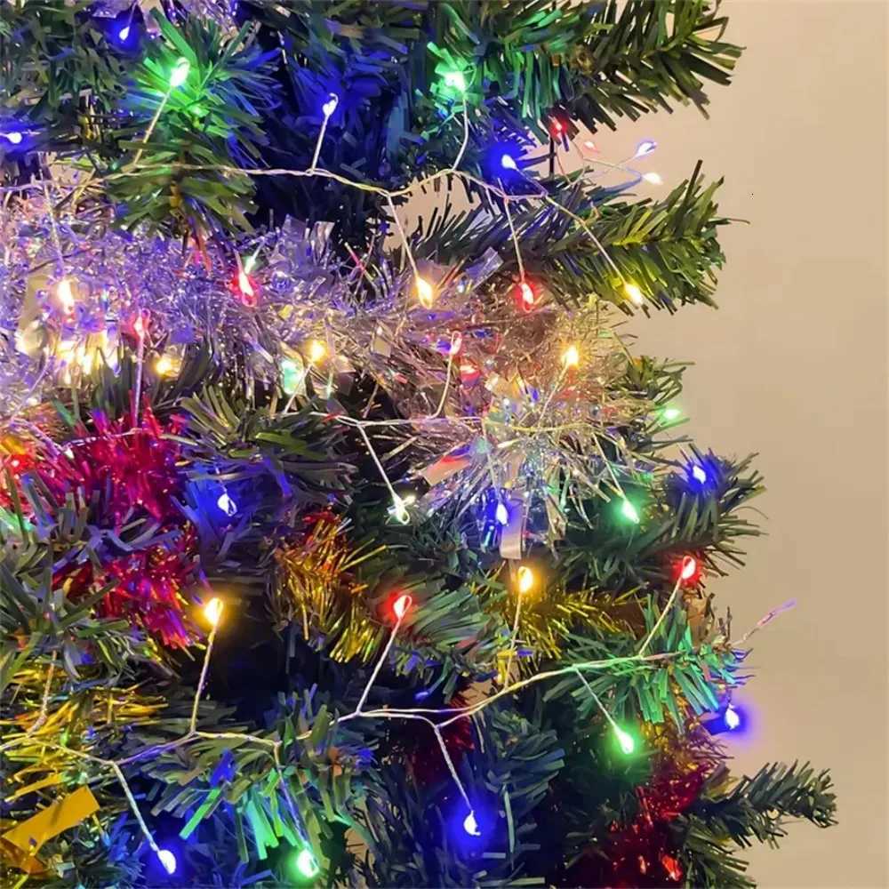 1PC 3M100LED/6M200LED/9M300LED/12M400LED Christmas USB with remote control firecracker light stringused for party decoration H260304