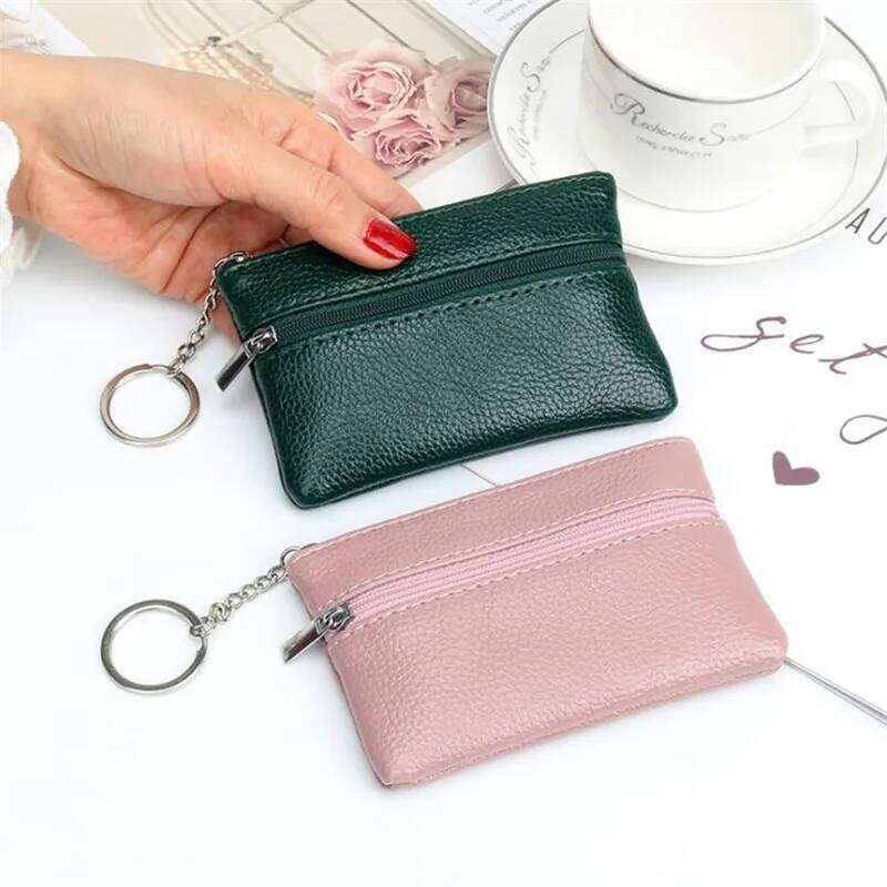 Fashion Women Men Kids Mini Ladies Zipper Purse Multifunctional Small Coin Credit Card Case Key Ring Holder Wallet C260304