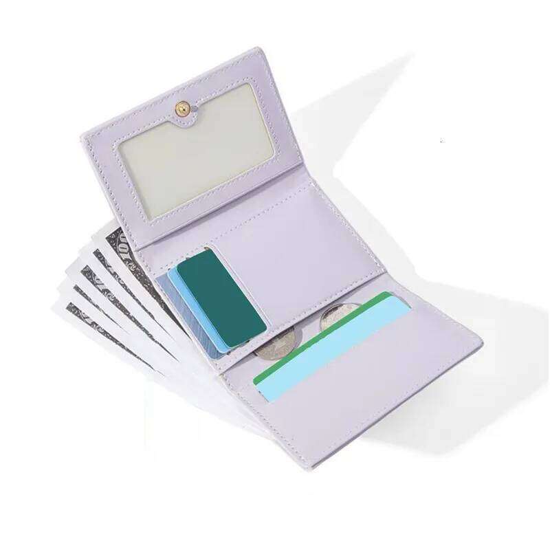 Cartoon Small Korean Short Women's Solid Color Cute Rabbit Pattern Simple Multi Card Bag Zero Wallet C260304