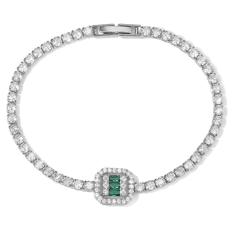 European American fashion zircon-inlaid accessories, personalized and stylish full-diamond bracelet - view 9