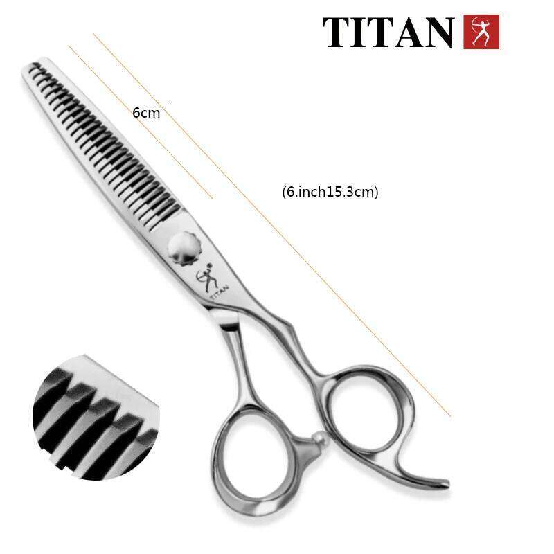 TITAN professional hairdresser barber tools salon cutting thinning shears 6inch hair scissors H260303