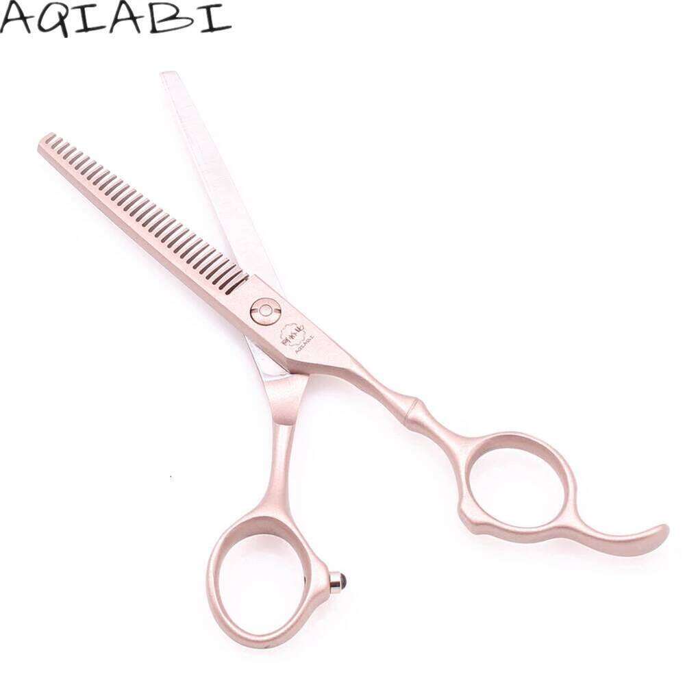 Hairdressing 5.5" 6" AQIABI Japan 440C Cutting Thinning Professional Hair Scissors Barber Shears A9030 H260303