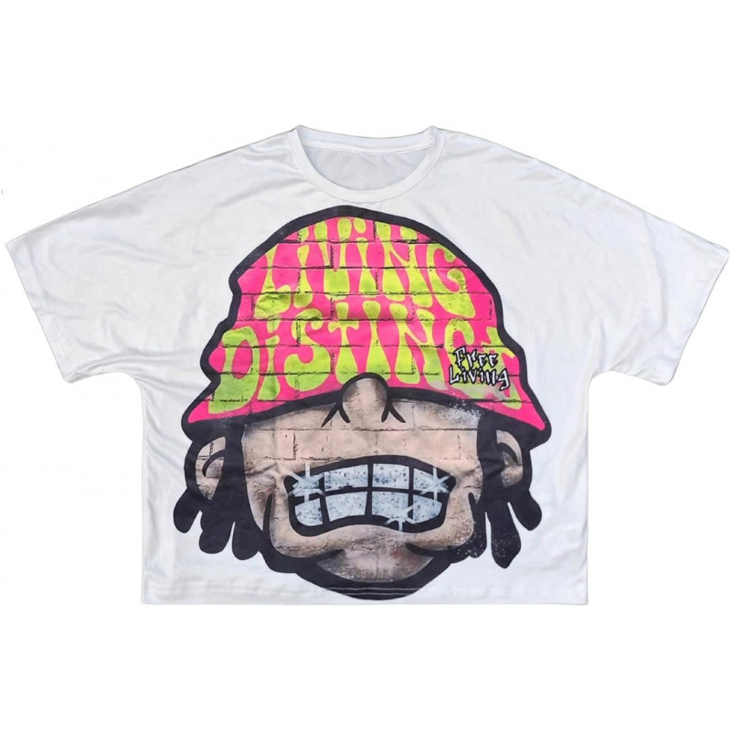 Men's T Shirts Vintage Hip-hop Figures T-Shirts Rock Summer Luxury Y2K Classic Fashion Style Top Tees