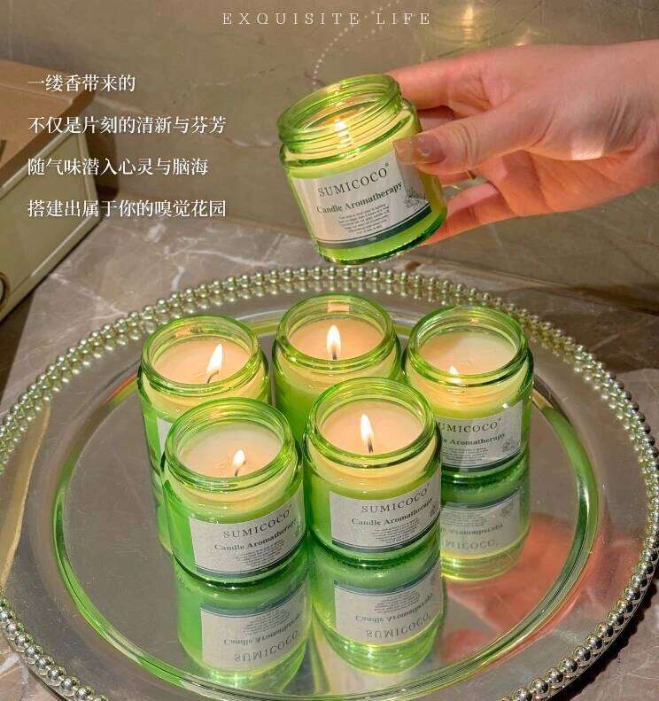 Y6A2LDO8XN Six Tea Fragrance Series Aromatherapy Candles W260304