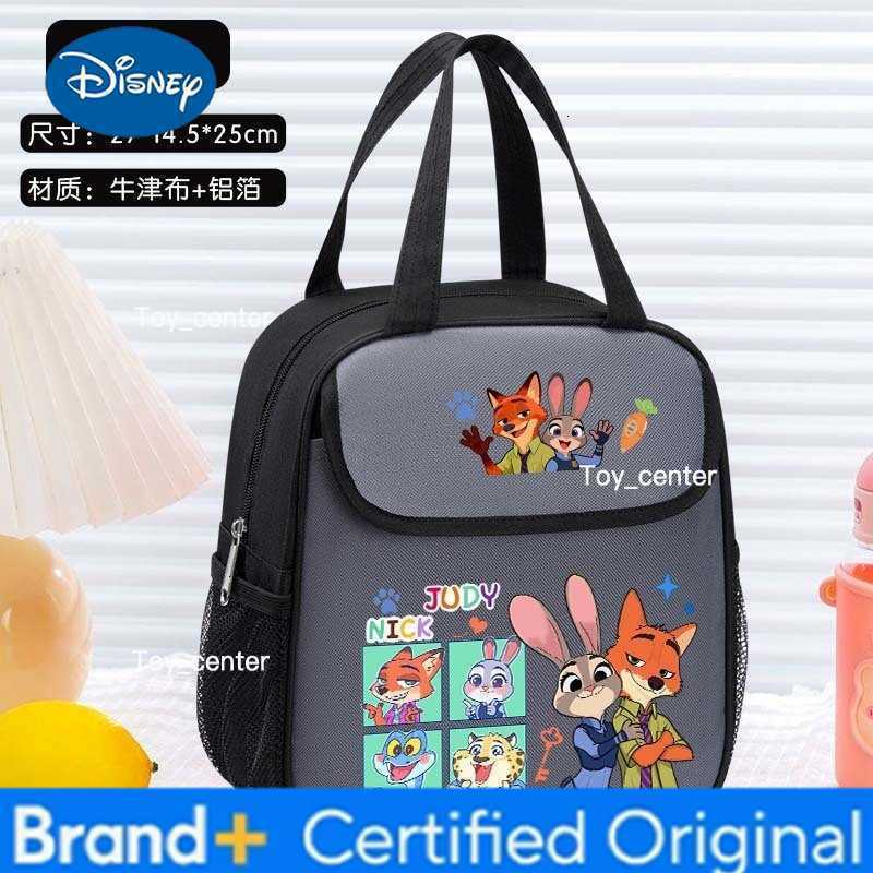 Zootopia Animal City Insulated Bag Nick Judy Cute Lunch Box Bag Student Carrying Rice Insulated Office Handheld Bento Bag H260304