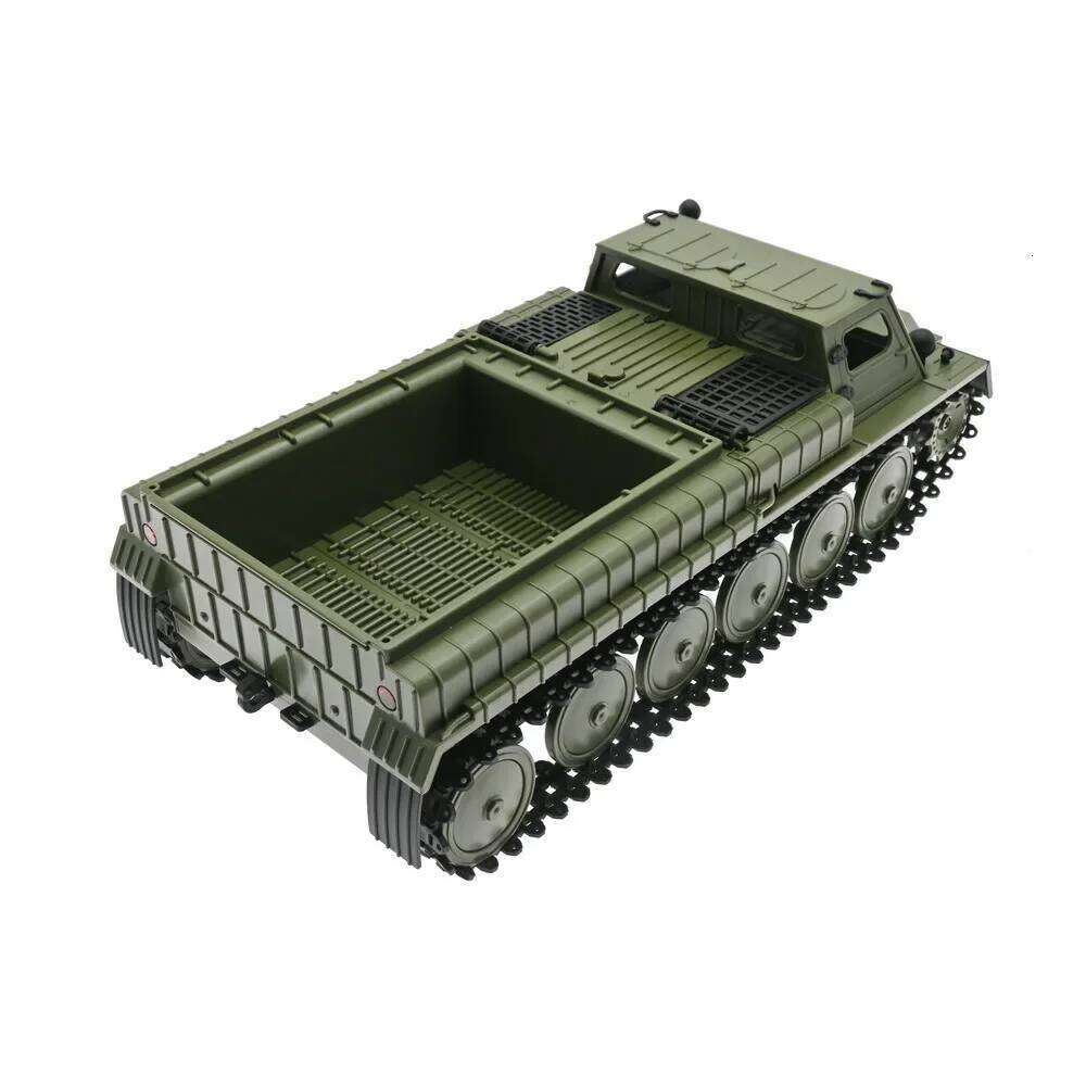 1/16 WPL E-1 Tracked Troop Carrier Military Simulation 2.4G Remote Control Car GAZ-71 Child Vehicle Birthday Gift Z260303
