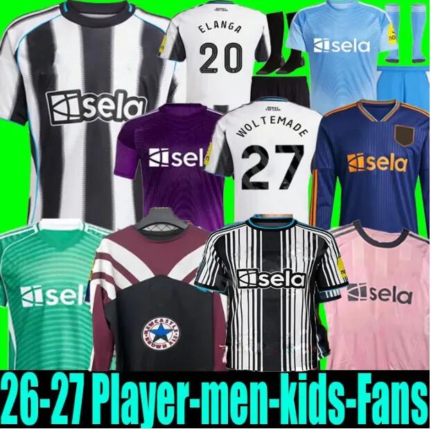 26 27 Woltemade newcastl e soccer jersey Elanga CARABAO FINAL newcastled 2026 united BARNES BRUNO G. Gordon TONALI men kid Football Shirt THIAW Retro S-4XL