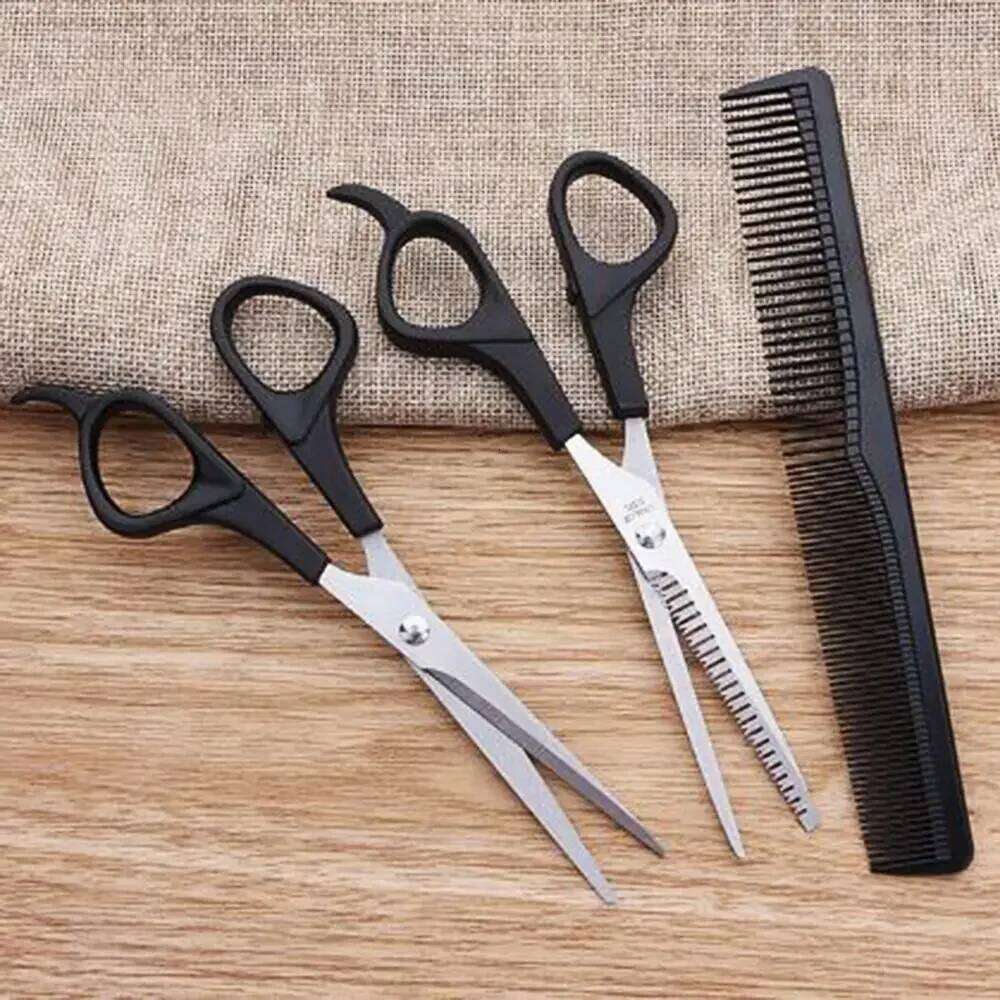 2pcs Stainless Steel Hair Clippers Set Cutting and Thinning Scissors Barber Accessories Salon Hairdressing Shears Wholesale H260303