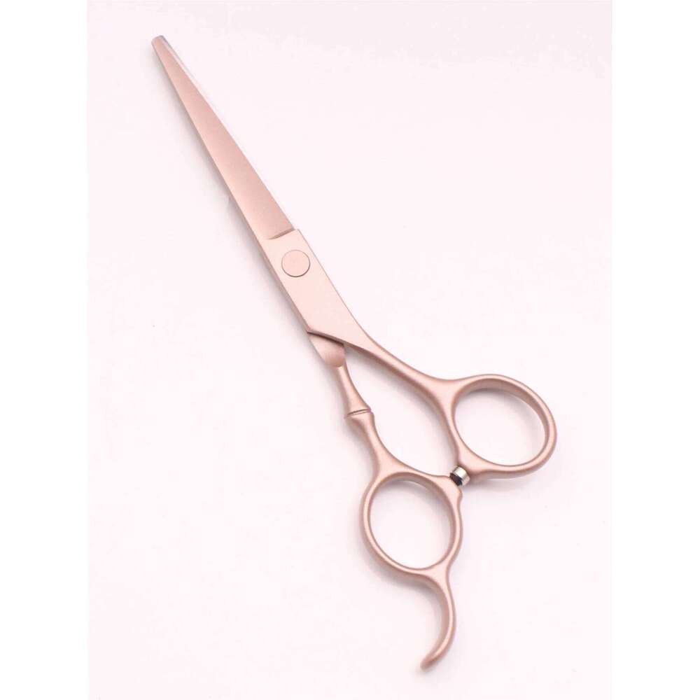 6'' Hair Professional Bamboo-Shaped Handle Hairdressing Hairdresser Scissors Cutting Japan 440C Shears Rose Gold C9030 H260303