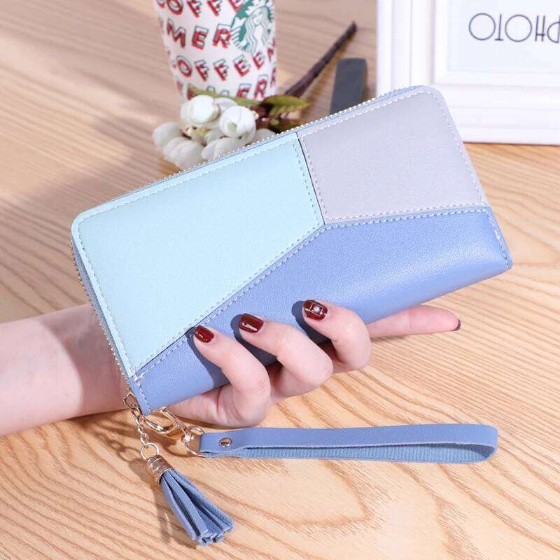 Fashion Wallets Zipper Coin Purse Lady Long Short Purses Handbags Women Clutch Cards Holder PU Leather Moneybag Billfold Wallet C260304