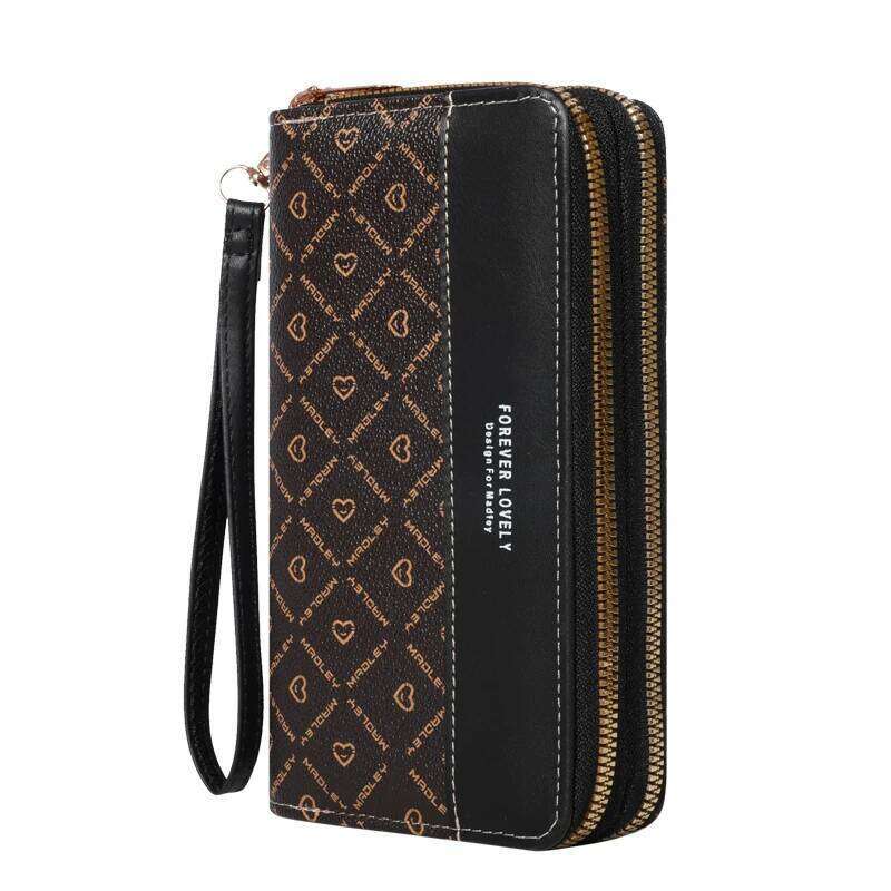 Classic Wallet, Large Capacity Purse Zipper, Card Holder With 8 Slots And Multiple Compartments, Elegant Hand Clutch C260304