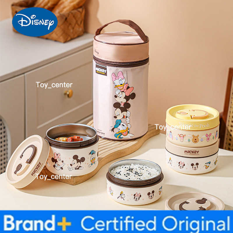 Winnie Cartoon Stainless Steel Preservation Box New Food Grade Lunch Box Household Cute ChildrenS Bento Box Peripheral Products H260304