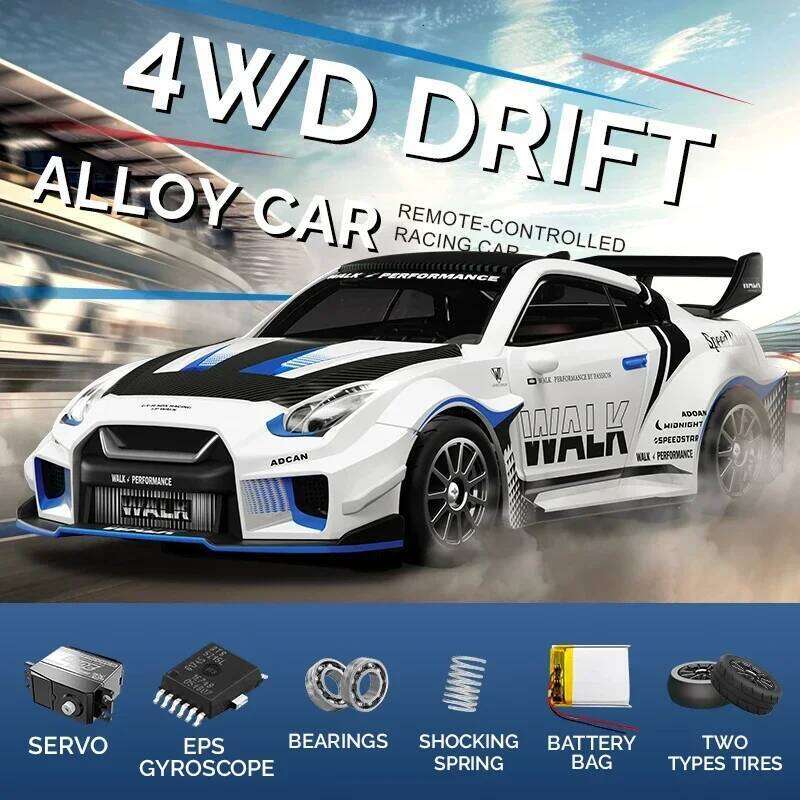 1/43 4WD Aolly Body Simulation Drift RC Electric Full Scale Remote Control Model Car with Gyroscope for Boy Adult Toy Z260303