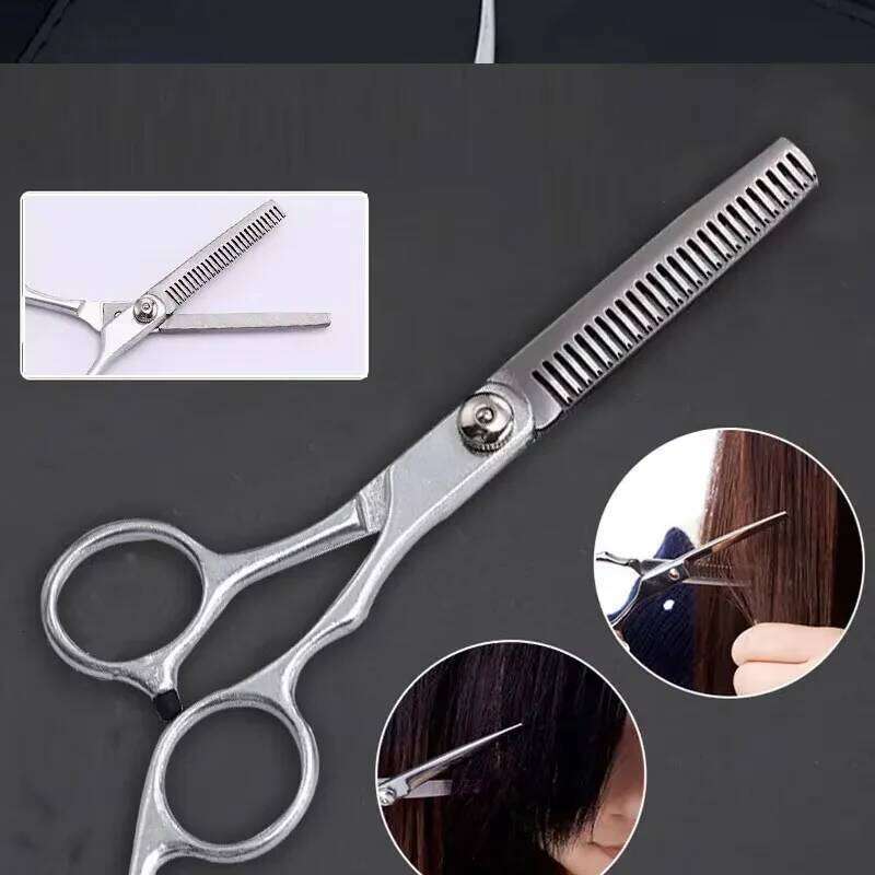Professional Hairdressing Haircut Scissors 6 Inch Barber Shop Hairdresser's Cutting Thinning Tools High Quality Salon Set H260303