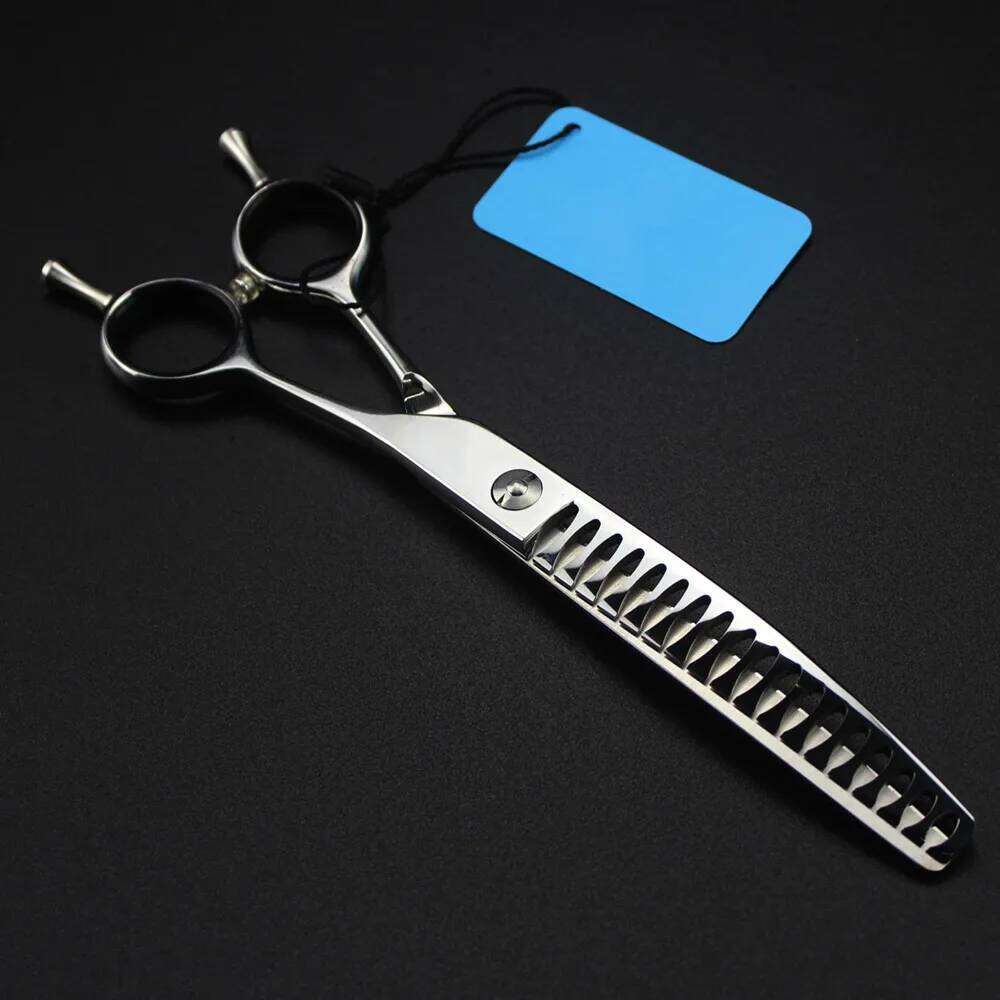 Professional Japan 440c 7 '' Upscale pet dog grooming Curved hair haircut barber Thinning shears Hairdresser scissors H260303