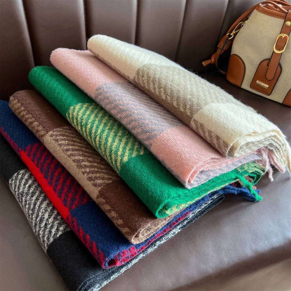 Luxury Winter Cashmere Scarf Women 2025 Design Warm Pashmina Blanket Poncho Scarves Female Shawl Wraps Thick Foulard Bufanda XJ260304